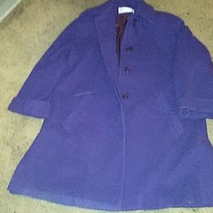 Christian dior Purple long coat